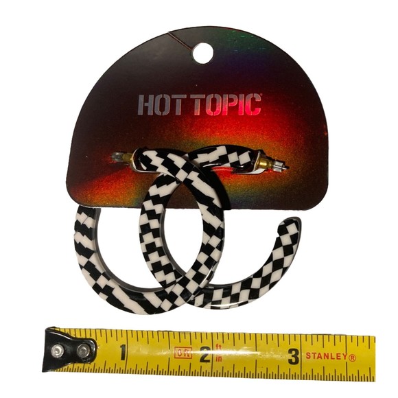 Hot Topic ER Checker Hoops (Discontinued) - Picture 2 of 3